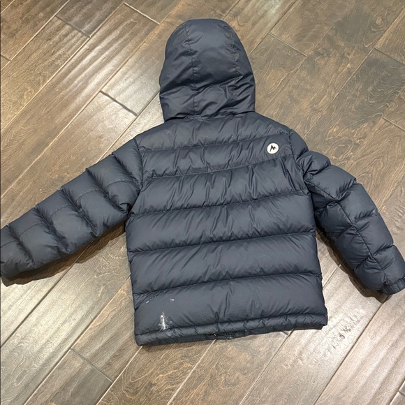 Marmot Charcoal Hooded Puffer Jacket - Picture 2 of 9